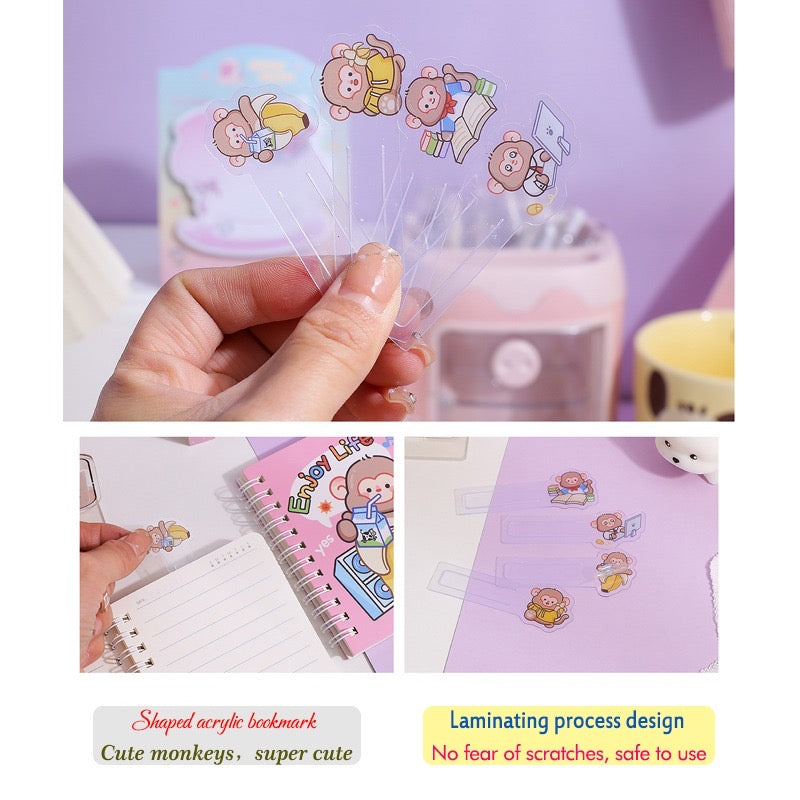 Mini Study Spiral Diary With Bookmark