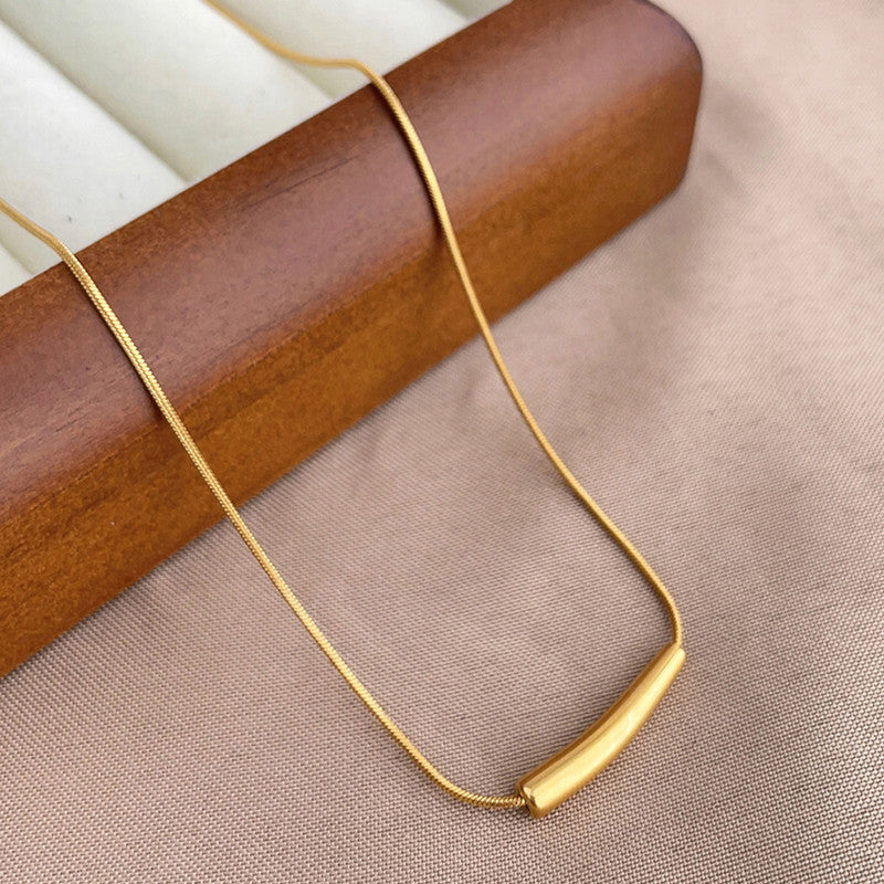 Anti Tarnish Minimalistic Teardrop Necklace