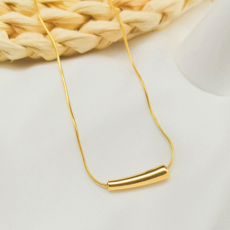 Anti Tarnish Minimalistic Teardrop Necklace