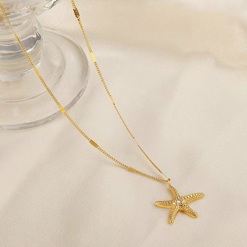 Anti Tarnish Stainless Steel Star Themed Pendant