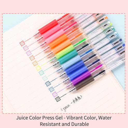 12-Color Smooth Gel Pen Set