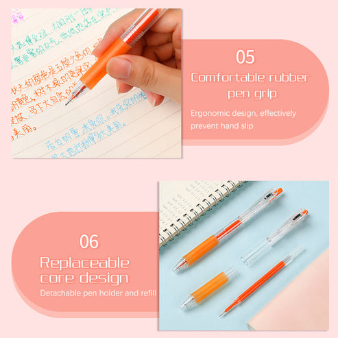 12-Color Smooth Gel Pen Set