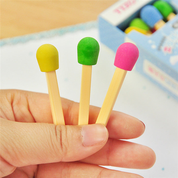 Match Stick Erasers