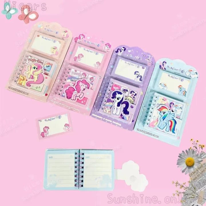 Unicorn Sticky Note With Diary
