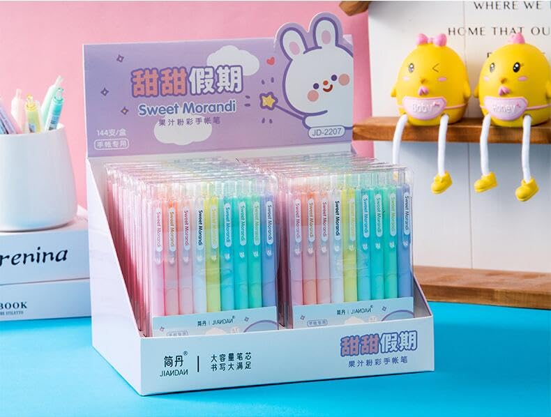 Sweet Morandi - 9 pcs Pastel Colors Gel Pens