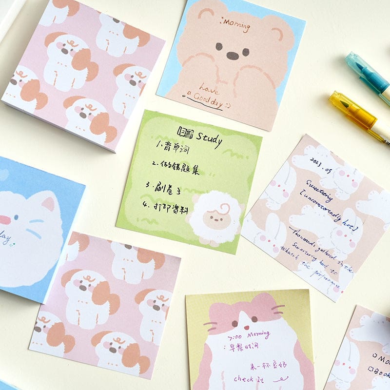 Kawaii Animal Sticky Notes
