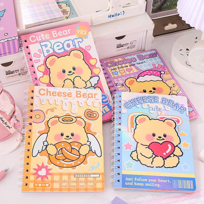 Cheese Bear  Notebook with sticker