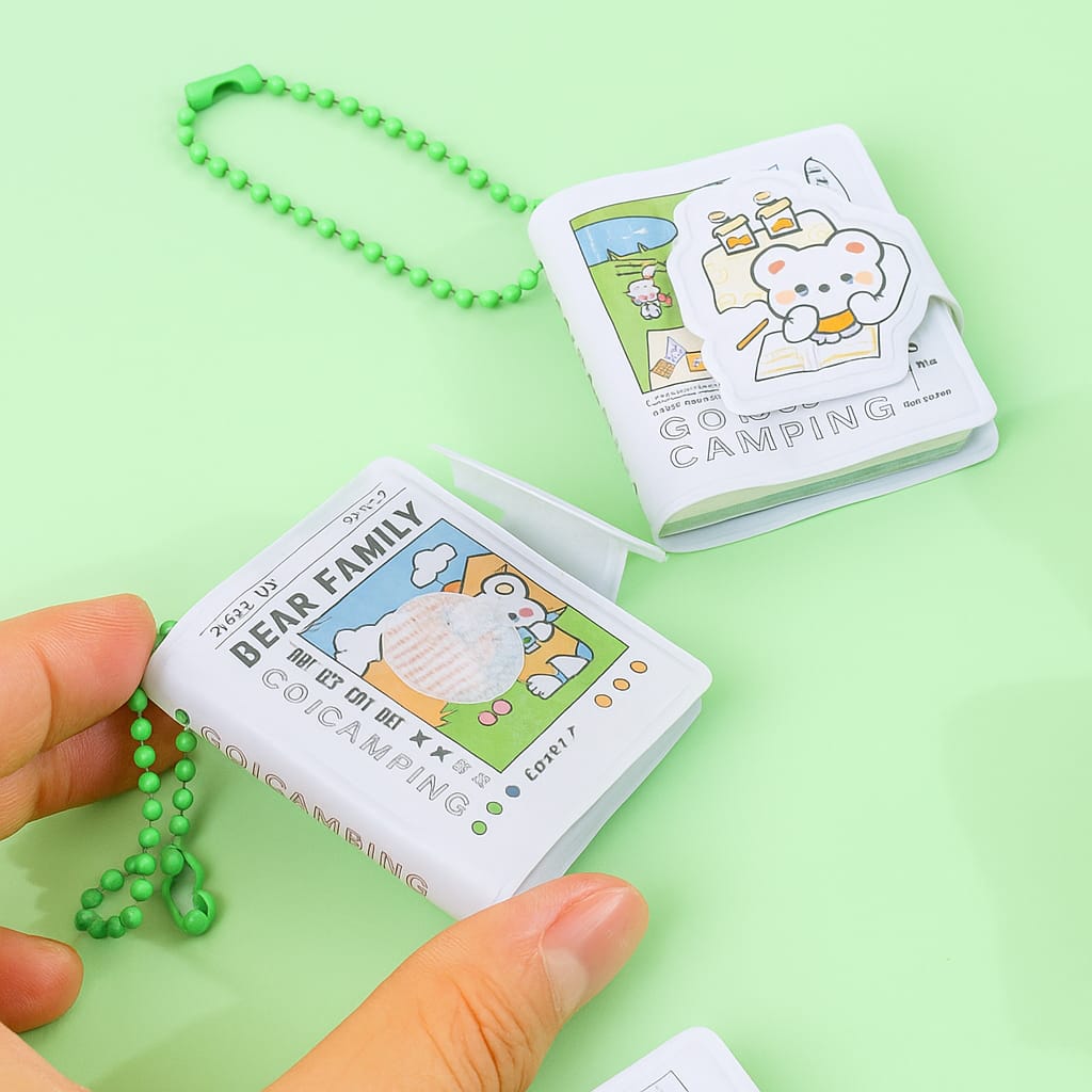 Cute  Couple Mini Diary 2 Pcs