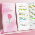 Rose Petals Floral Notebook Dairy