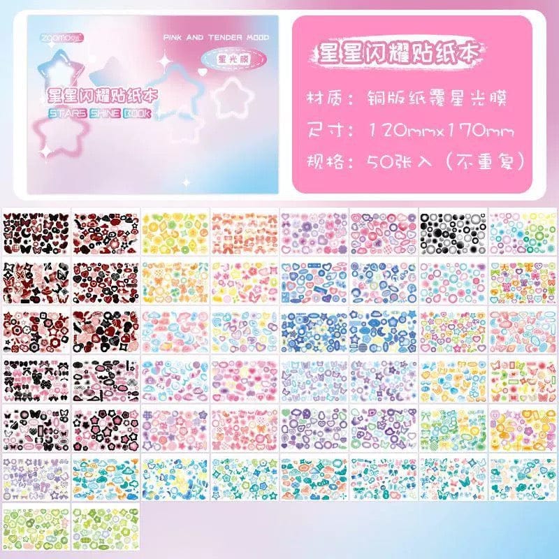 K-pop Starts Sticker Book