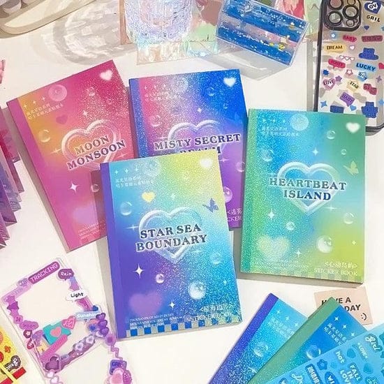 Star Series Holographic Sticker Book