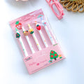 Cute fruits Themed Gel pen set 5pcs