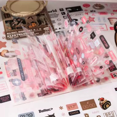 Decorative journaling stickers