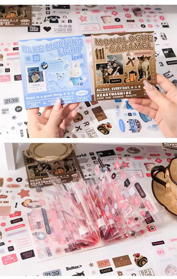 Decorative journaling stickers