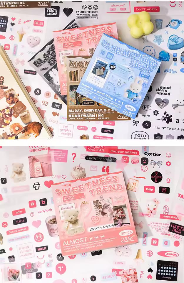 Decorative journaling stickers