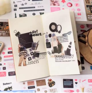 Decorative journaling stickers