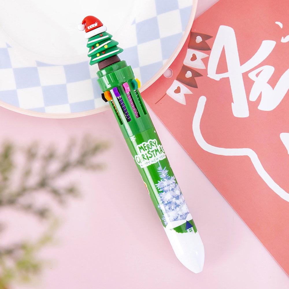 10 In 1 Christmas Theme Ball Pen