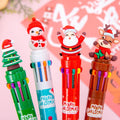 10 In 1 Christmas Theme Ball Pen