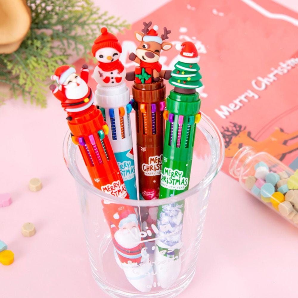 10 In 1 Christmas Theme Ball Pen