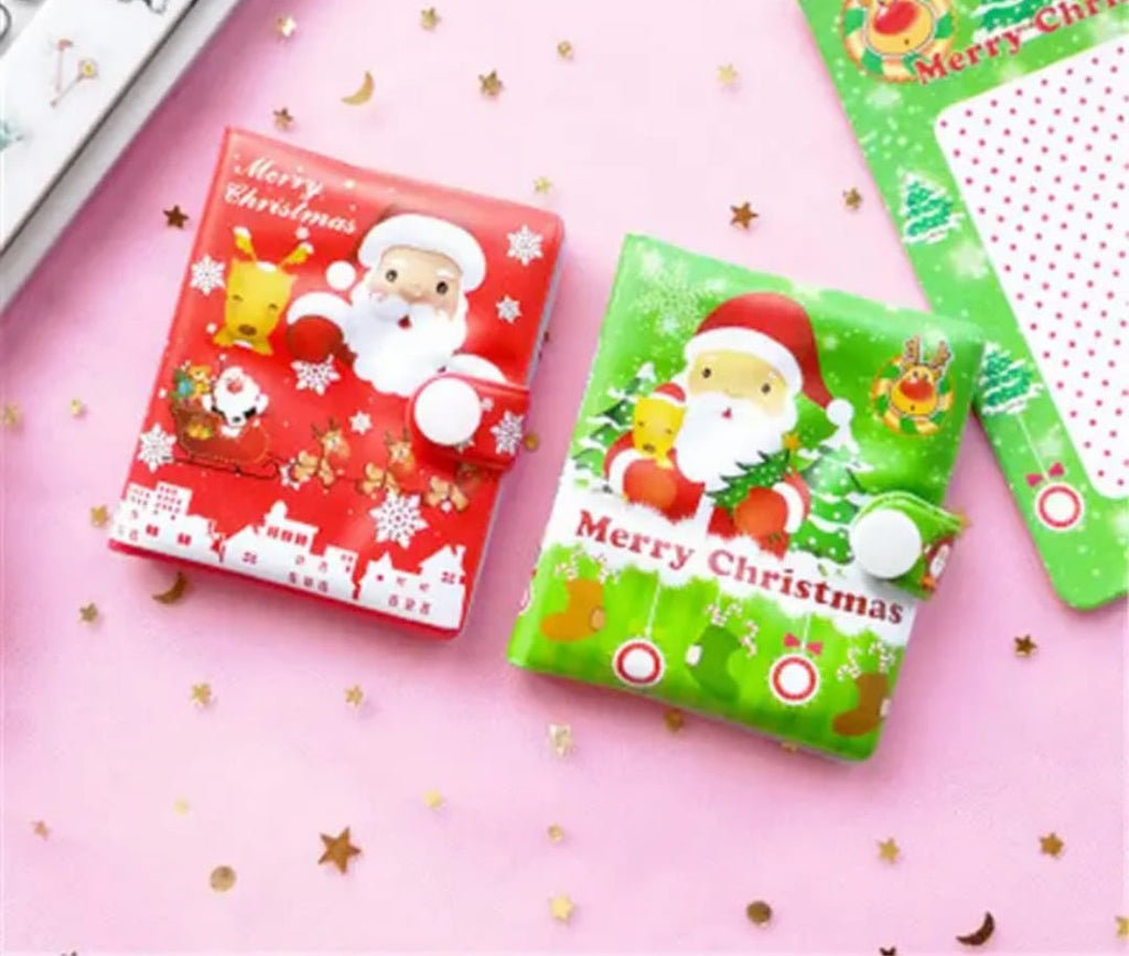 Christmas dairy with pen