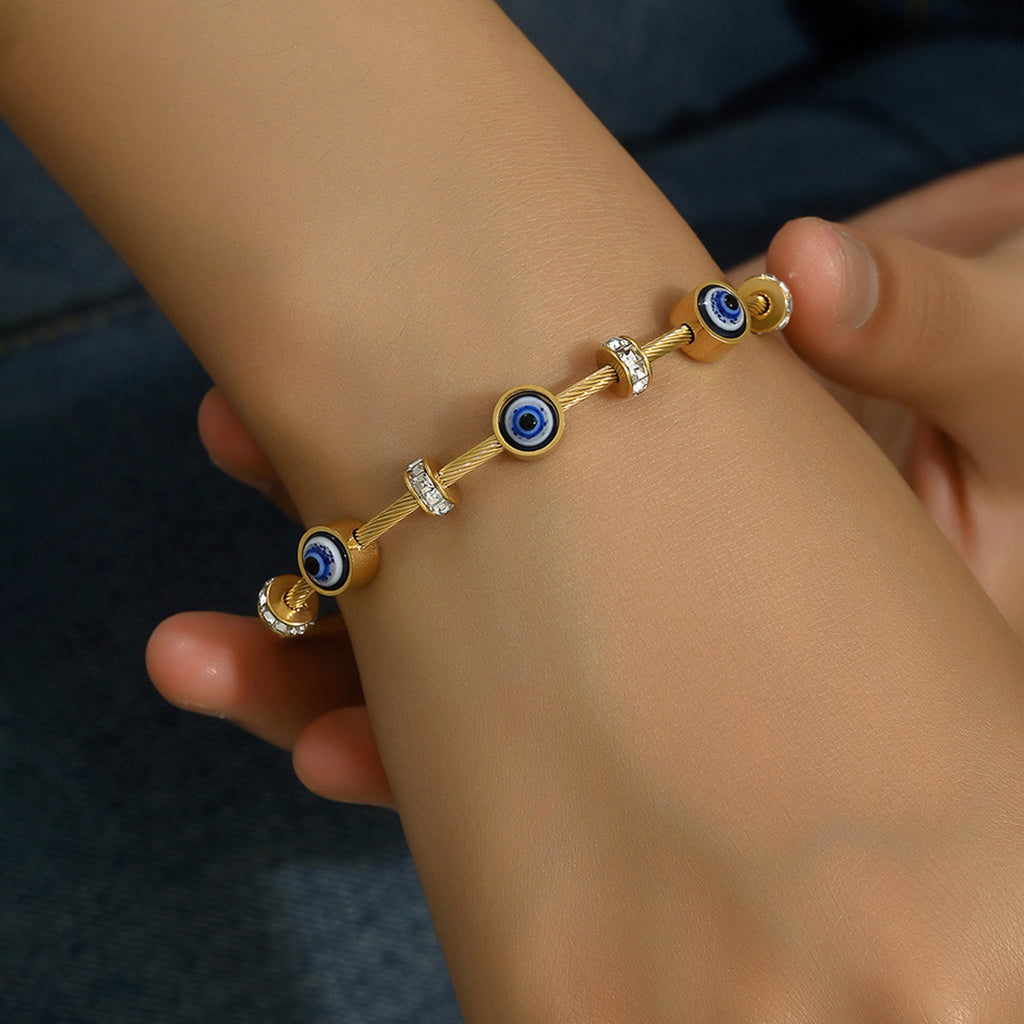 Anti-Tarnish Evil Eye Bracelet For Women