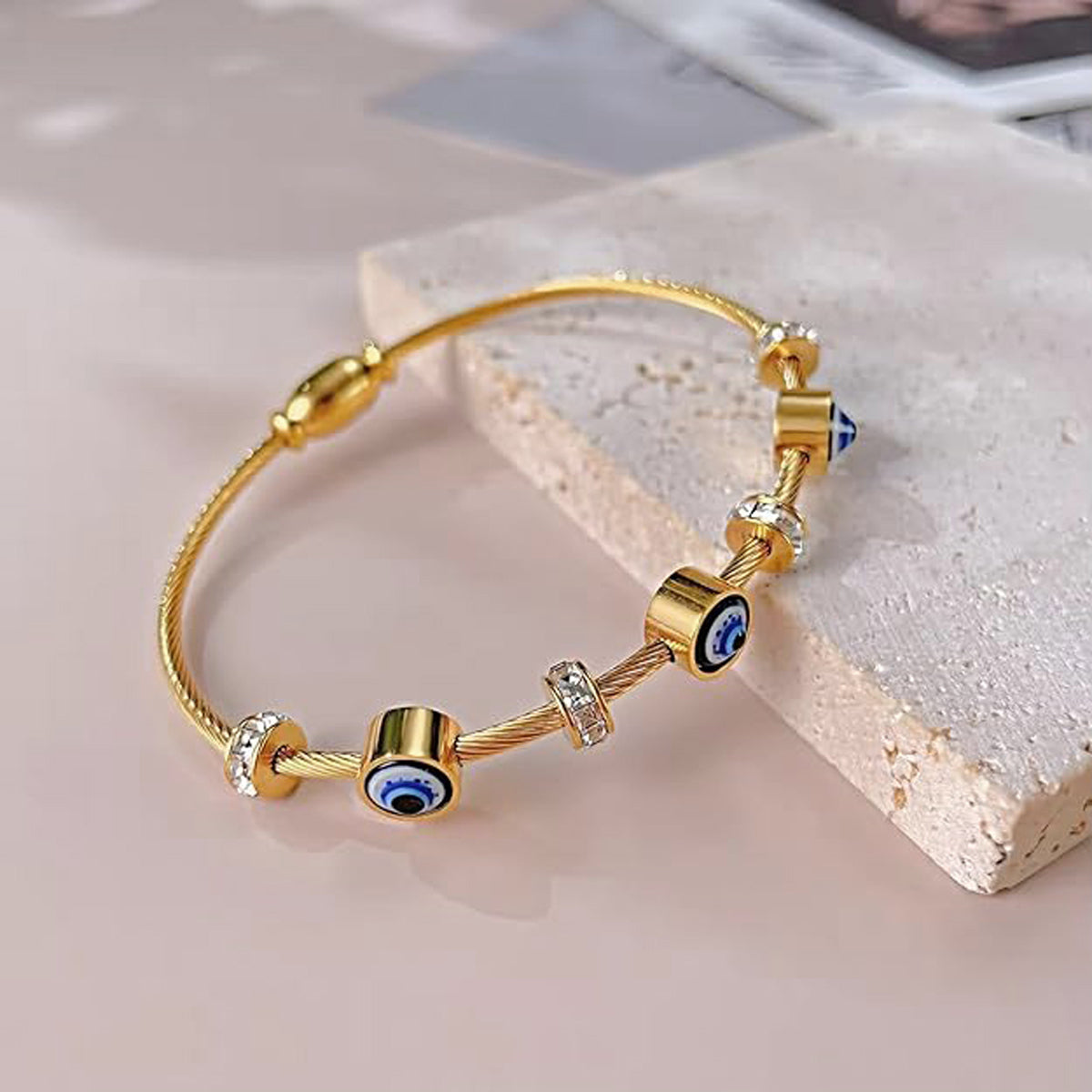Anti-Tarnish Evil Eye Bracelet For Women