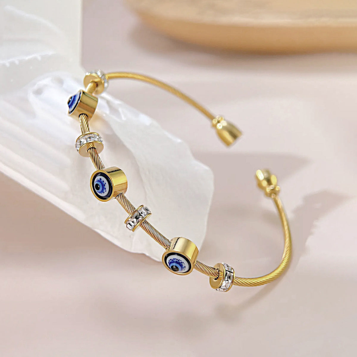 Anti-Tarnish Evil Eye Bracelet For Women