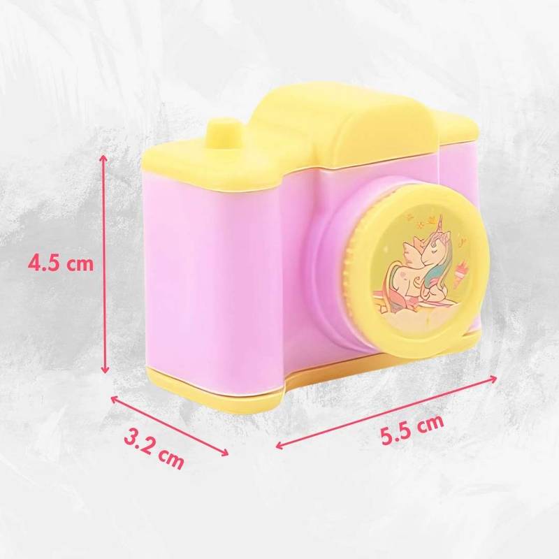 Camera shaped sharpner