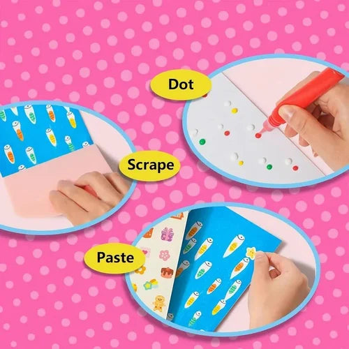 Rainbow Scratch Painting Set