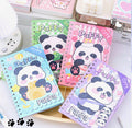 Panda Spiral Notebook with stickers